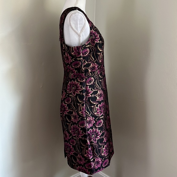 J.CREW Holiday Jacquard V-neck Dress - Picture 5 of 11